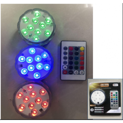 New style Remote control RGB led light in stock remote control rechargeable battery operated